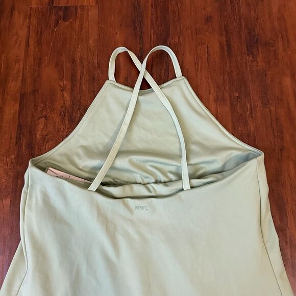 NWT MWL MADEWELL Flex 2.0 Fitness Dress in Gatehouse Green - Picture 7 of 13